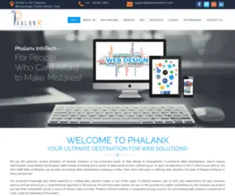 Phalanxinfotech.com(Graphics) Screenshot