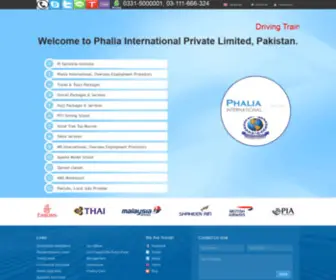 Phalia.com.pk(Hajj Umrah Services) Screenshot