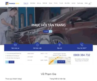 PhamGiaauto.com(Chrysler Pham Gia) Screenshot