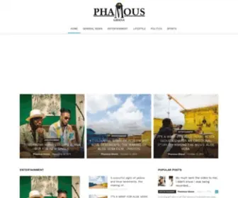 Phamousghana.com(Phamous Ghana) Screenshot