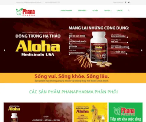 Phanapharma.com.vn(Công ty Dược phẩm Phan Nam) Screenshot
