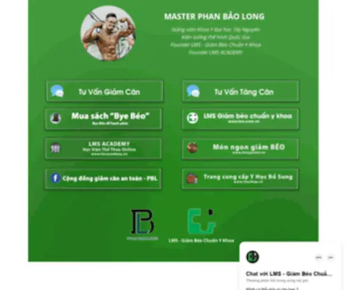 Phanbaolong.vn(Phan Bảo Long hiện tại là Founder của LMS) Screenshot