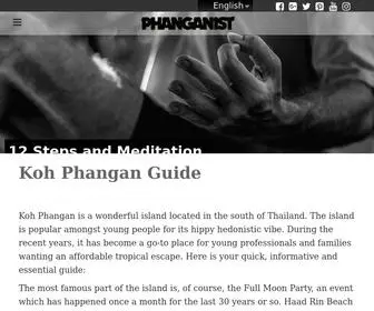 Phanganist.com(Koh Phangan Online Magazine) Screenshot