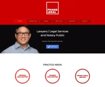 Phanglegal.com.au(Phang Legal) Screenshot