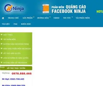 Phanmemfacebookninja.com(Phần mềm quảng cáo Facebook Ninja giúp bạn tăng doanh số bán hàng gấp 5 lần) Screenshot