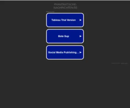 Phantastische-Nachrichten.de(Fantasy) Screenshot