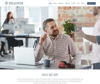 Phantom-Uae.com(Marketing Agency in Dubai) Screenshot