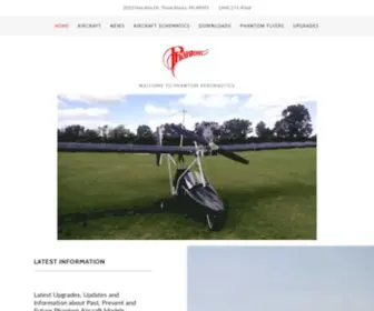 Phantomaero.com(Phantom Aeronautics) Screenshot