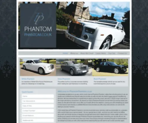 PhantomPhantom.co.uk(London Wedding Car Hire) Screenshot