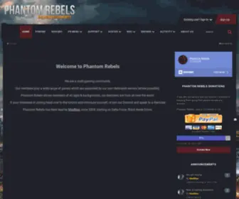 Phantomrebels.com(Phantom Rebels) Screenshot