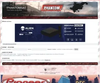 Phantomsat.com.br(Ndice) Screenshot