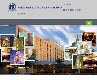 Pha.org.pk(Pakistan Hotels Association) Screenshot