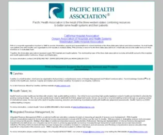 Pha.org(Pacific Health Association) Screenshot