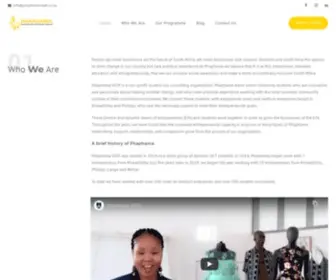 Phaphamasedi.co.za(Social Enterprise Development Initiative) Screenshot