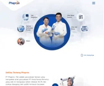 Phapros.co.id(PT Phapros Tbk) Screenshot