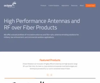 Pharad.com(High Performance Antennas & RF Over Fiber Products) Screenshot