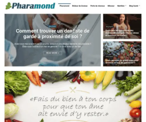 Pharamond.fr(Espace santé) Screenshot