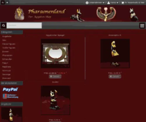 Pharaonenland.de(Authentication required) Screenshot