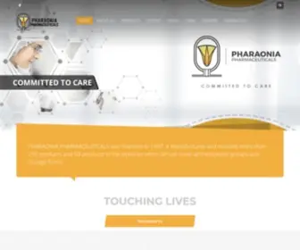 Pharaoniapharma.com(Pharaoina Pharmaceuticals) Screenshot