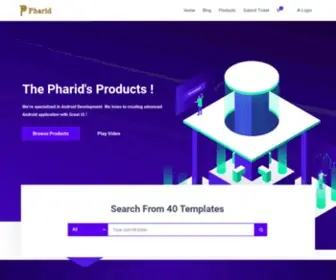 Pharid.com(IT Startup) Screenshot