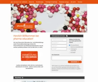 Pharma-Education.at(Herzlich Willkommen bei pharma) Screenshot