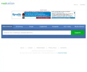 Pharma-Lexicon.com(Medical Dictionary) Screenshot