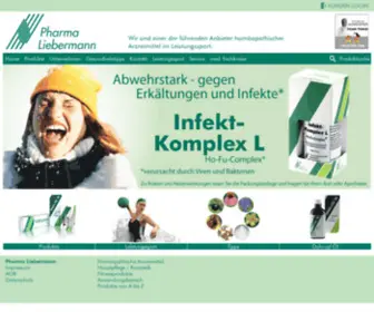 Pharma-Liebermann.de(Startseite) Screenshot