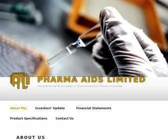 Pharmaaids.com(Pharmaceutical Glass Ampoules) Screenshot