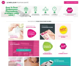 Pharmabest.com(Site officiel du Groupement Pharmabest) Screenshot