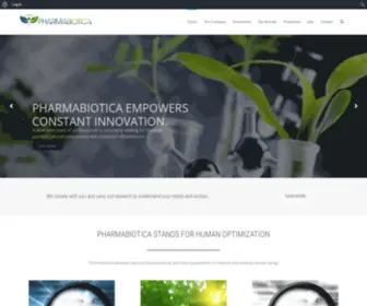 Pharmabiotica.com(Natural Supplements and Health Care Product) Screenshot