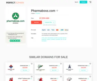 Pharmaboss.com(Administrative Quarantine) Screenshot