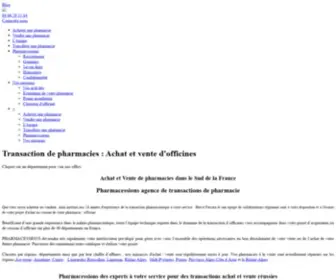 Pharmacessions.com(Transactions de Pharmacies) Screenshot