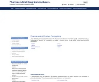 Pharmaceutical-Drug-Manufacturers.com(Pharmaceutical & Drug Manufacturers) Screenshot