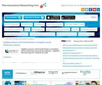 Pharmaceutical-Networking.com(Digital Content for the Pharmaceutical Industry) Screenshot
