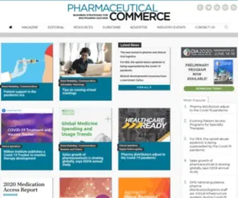 Pharmaceuticalcommerce.com(Pharmaceutical Commerce Magazine) Screenshot