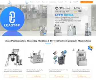 Pharmaceuticalprocessingmachines.com(Quality Pharmaceutical Processing Machines & Herb Extraction Equipment factory from China) Screenshot