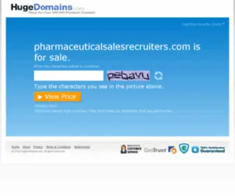 Pharmaceuticalsalesrecruiters.com(MedCor Executive Search) Screenshot
