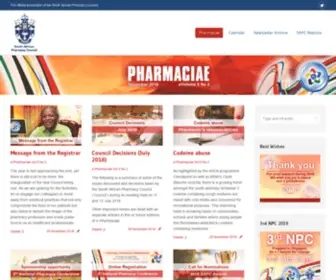 Pharmaciae.org.za(Pharmaciae (SAPC)) Screenshot