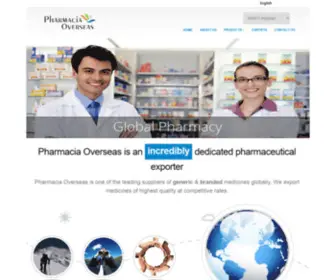 Pharmaciaoverseas.com(Pharmacia Overseas) Screenshot