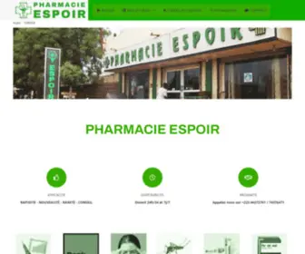 Pharmacie-Espoir.com(New Home) Screenshot