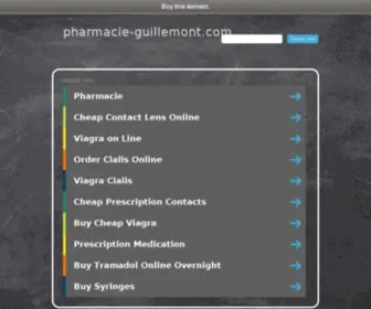 Pharmacie-Guillemont.com(Pharmacie Guillemont) Screenshot