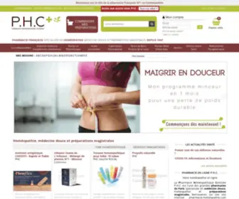 Pharmacie-Homeopathie.com(Pharmacie Homéopathique Centrale à Paris) Screenshot
