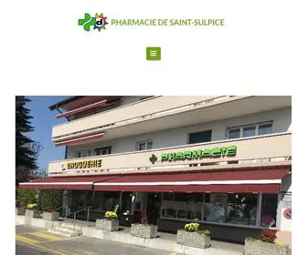 Pharmacie-ST-Sulpice.ch(Un site utilisant WordPress) Screenshot