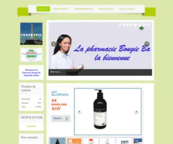 Pharmaciebougieba.org(Pharmacie Bougie Ba) Screenshot