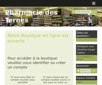 Pharmaciedesternes.fr(Aromathérapie) Screenshot