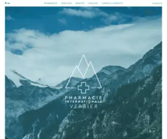 Pharmacieinternationaleverbier.ch(Médicament verbier) Screenshot