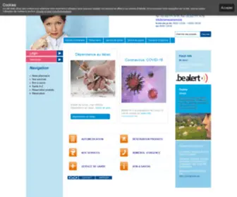 Pharmacieparent.be(Pharmacie Parent SPRL) Screenshot