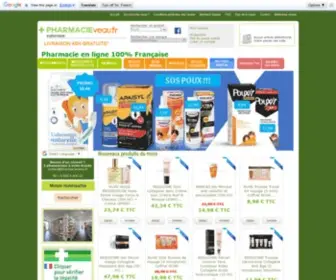 Pharmacieveau.fr(Pharmacie en ligne pharmacie veau (france)) Screenshot