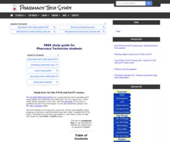 Pharmacy-Tech-Study.com(Pharmacy Technician Study Site) Screenshot