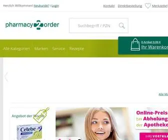 Pharmacy2Order.de(Startseite // pharmacy2order) Screenshot